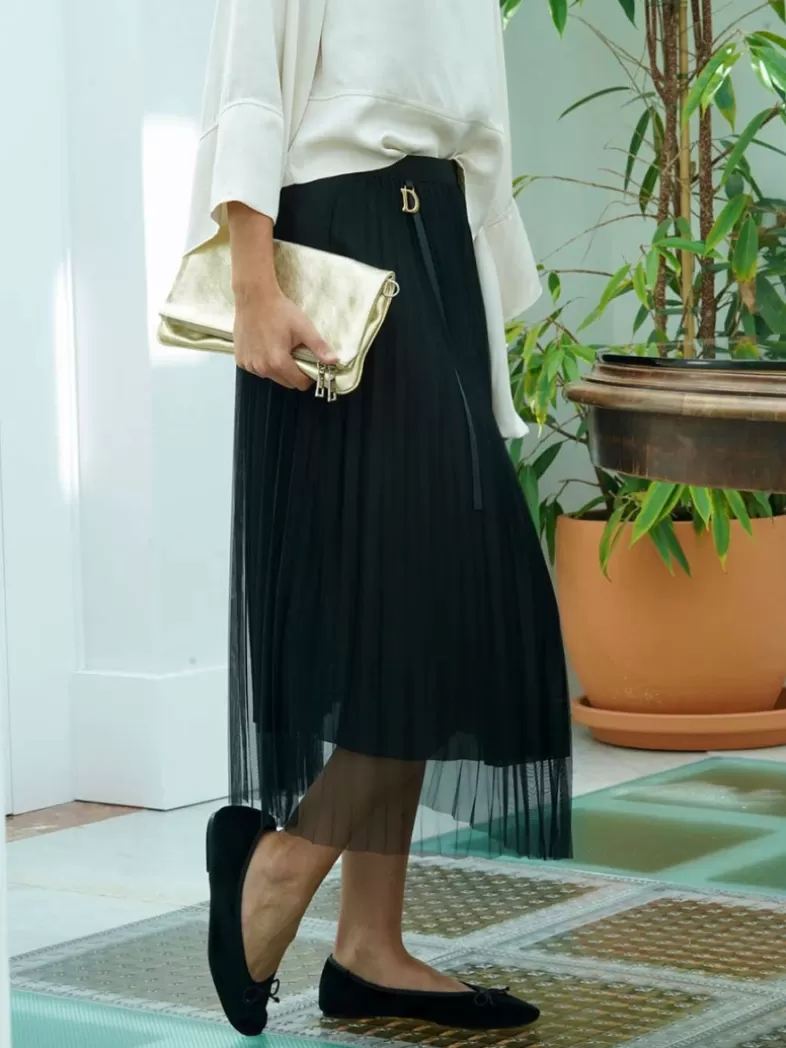 Mariquita Trasquilá Style De Rue | Jupes^JUPE PLISADA DANIELA Noir
