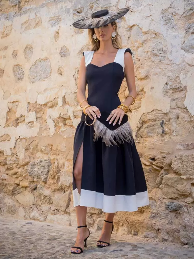 Mariquita Trasquilá Invités D`un Mariage En Soirée | Robes Courtes^ROBE AUREA Negroyblanco