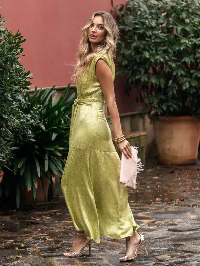 Mariquita Trasquilá Robes D`invités À La Communion | Robes De Baptême Pour Invités^ROBE CATALINA LIMA Verdelima