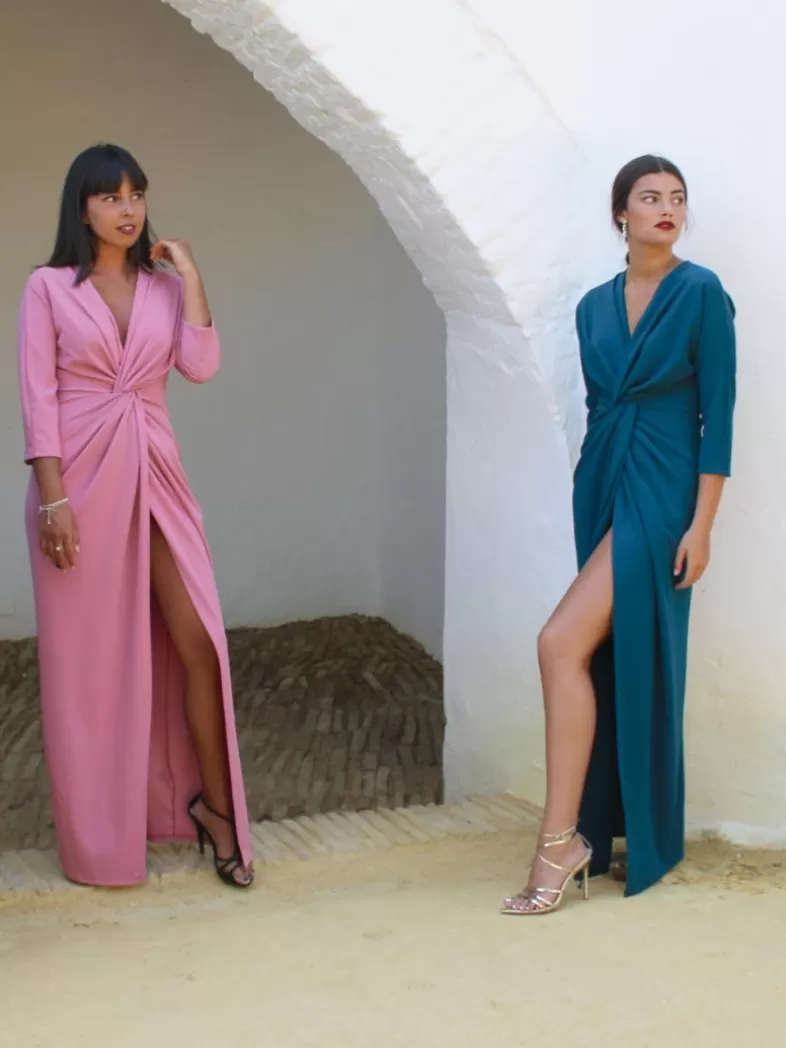 Mariquita Trasquilá Robes De Fin D`études | Robes De Demoiselle D`honneur^ROBE ESTHER Azulpetróleo