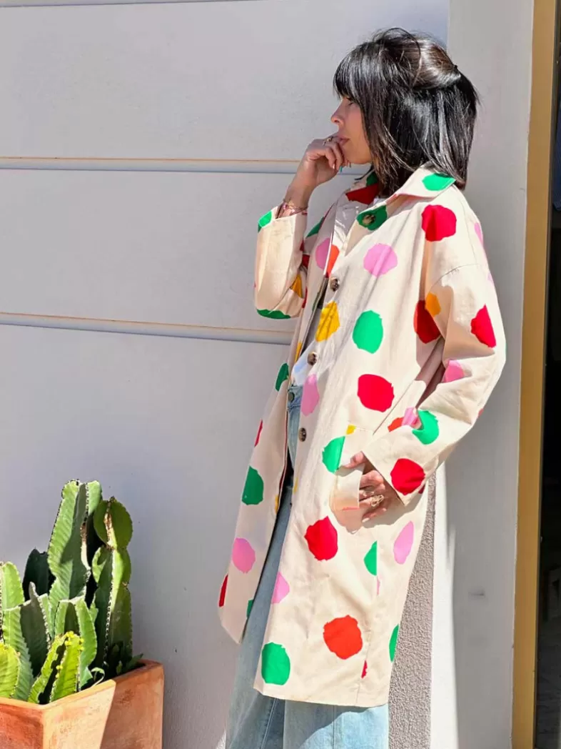 Mariquita Trasquilá Style De Rue | Manteaux Et Vestes^TRENCH MIDI LUNARES MACULA Beige