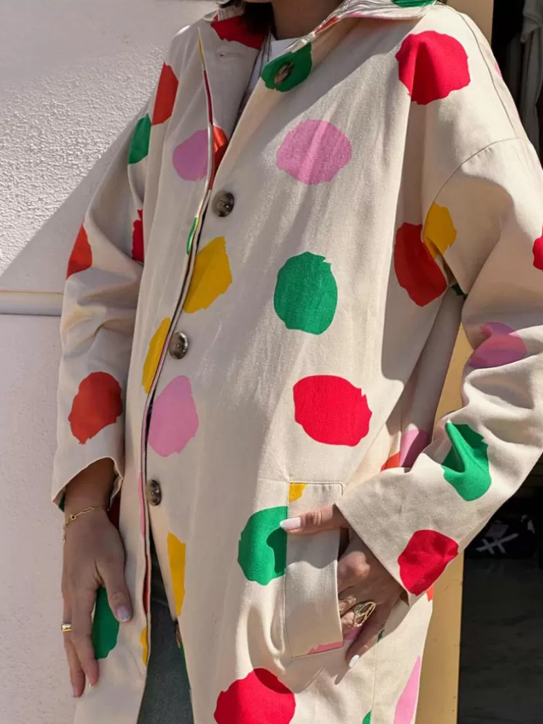 Mariquita Trasquilá Style De Rue | Manteaux Et Vestes^TRENCH MIDI LUNARES MACULA Beige